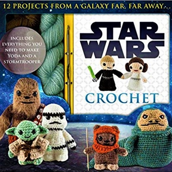 Disney Other - Star Wars Crochet Book Kit Disney Hook Yarn Leia